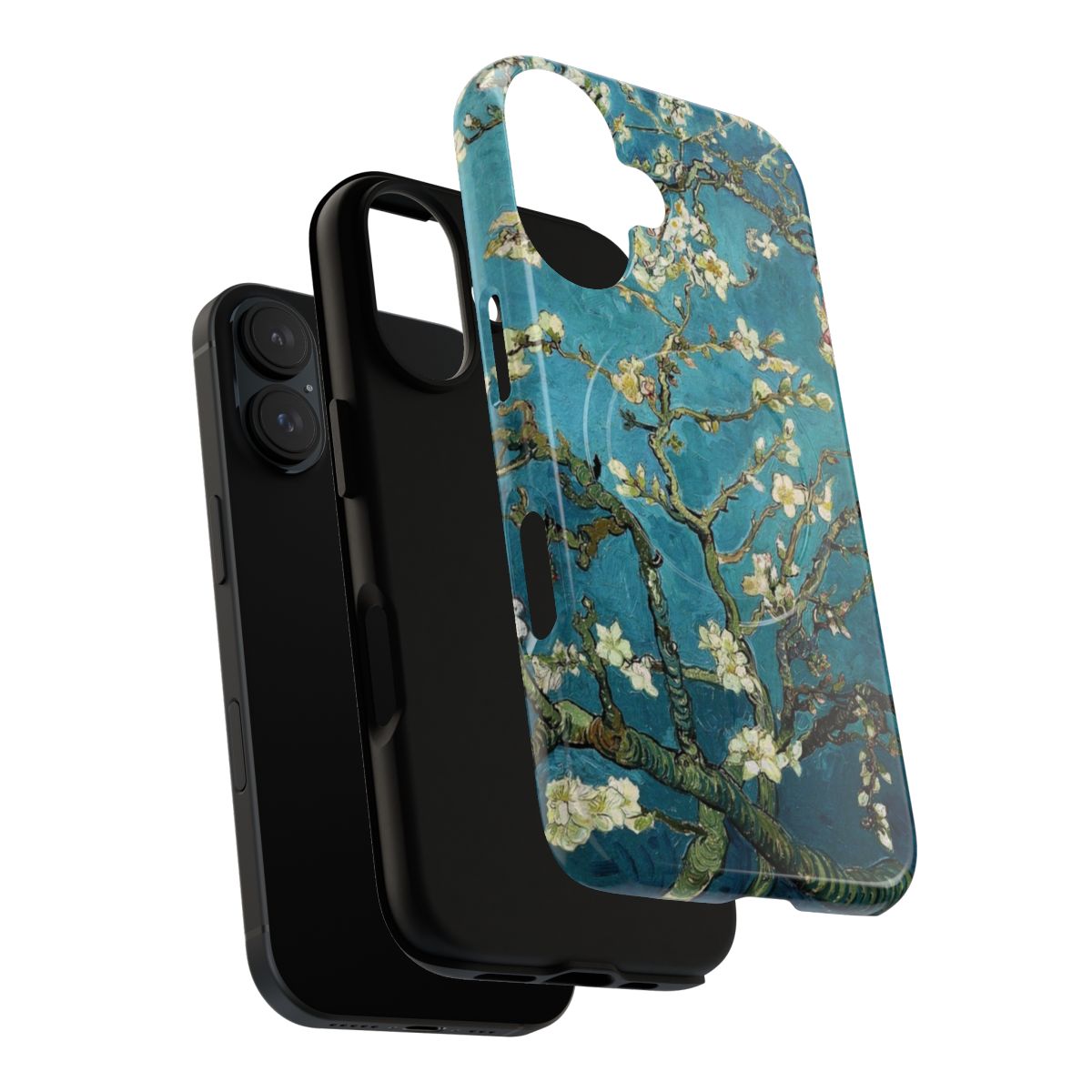 Blossoming Almond Tree Phone Case featuring Vincent van Gogh's Iconic Impressionist Painting - Layers