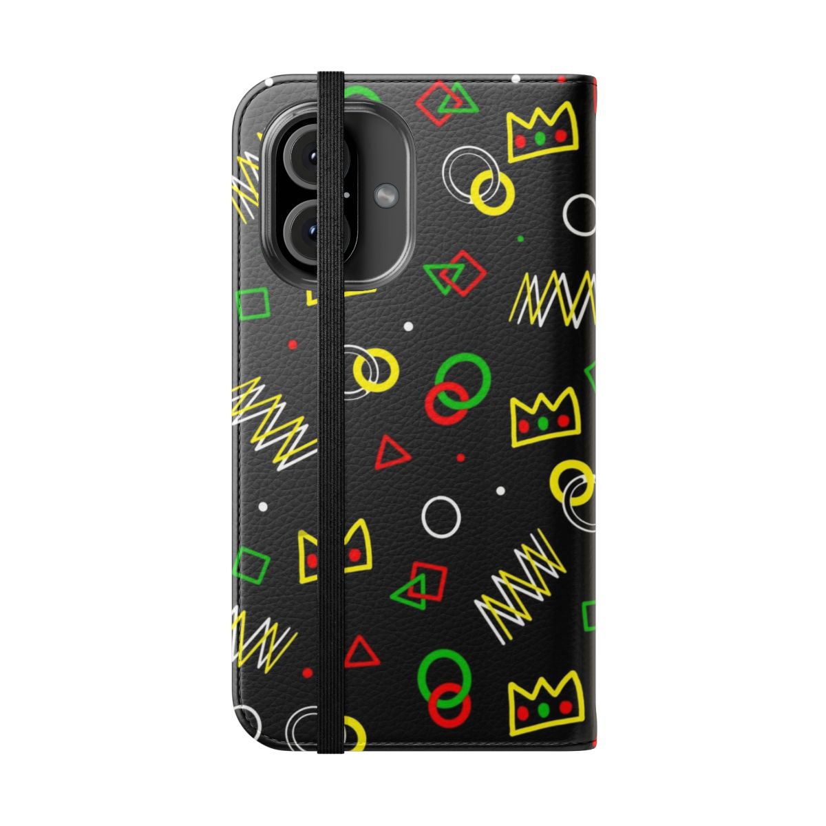 Ranboo-Inspired Arcade Carpet Design Phone Case - Folded Front