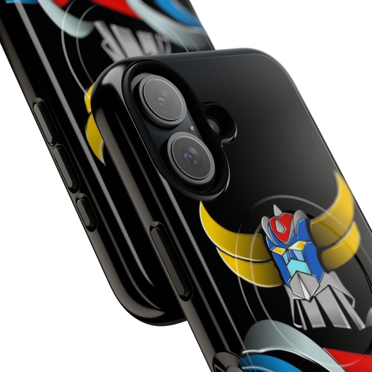 Retro anime-inspired Grendizer, Goldorak magnetic tough phone case - Detail