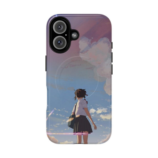 Anime-inspired Mitsuha magnetic tough phone case for your device