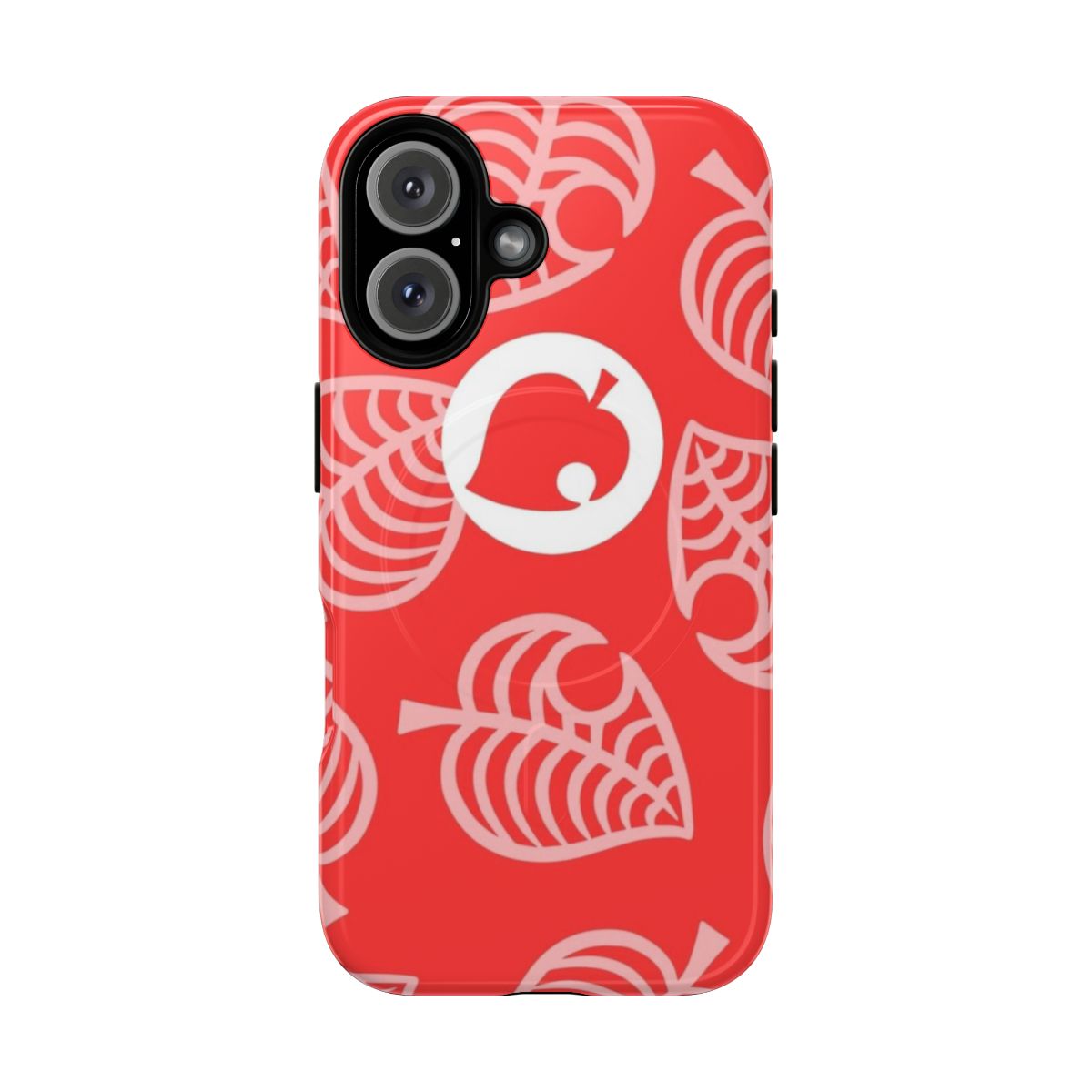 Red magnetic tough phone case for Animal Crossing fans