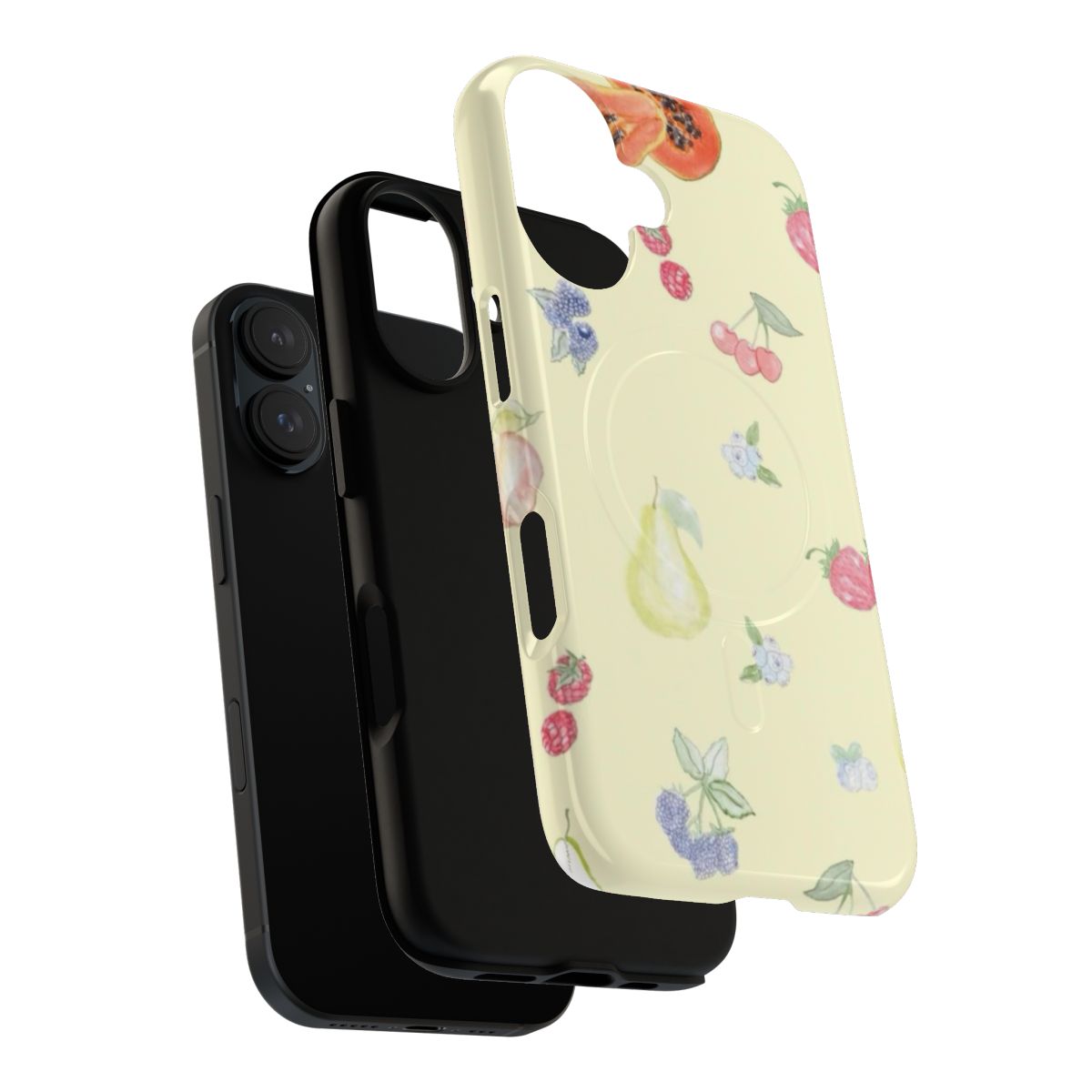 Colorful and vibrant summer fruits-themed magnetic phone case - Layers