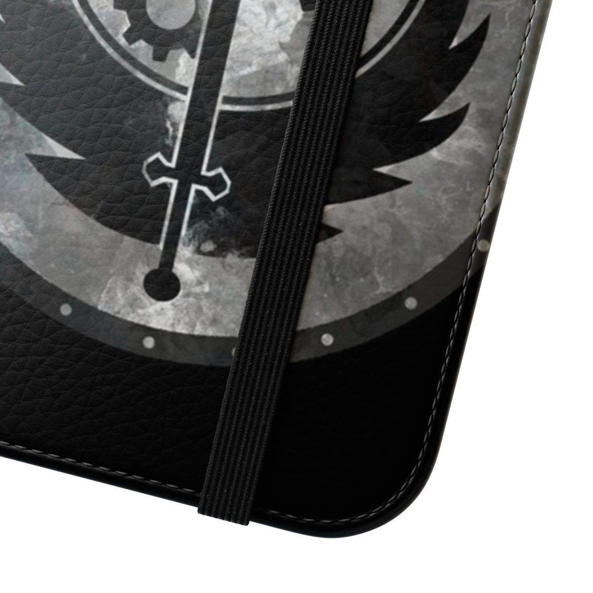 Durable phone case with a steel brothers design for post-apocalyptic gaming fans - Close Up