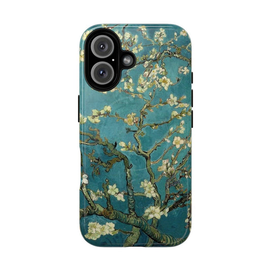 Impressionist art painting of the blossoming almond tree by Vincent van Gogh on a magnetic tough phone case