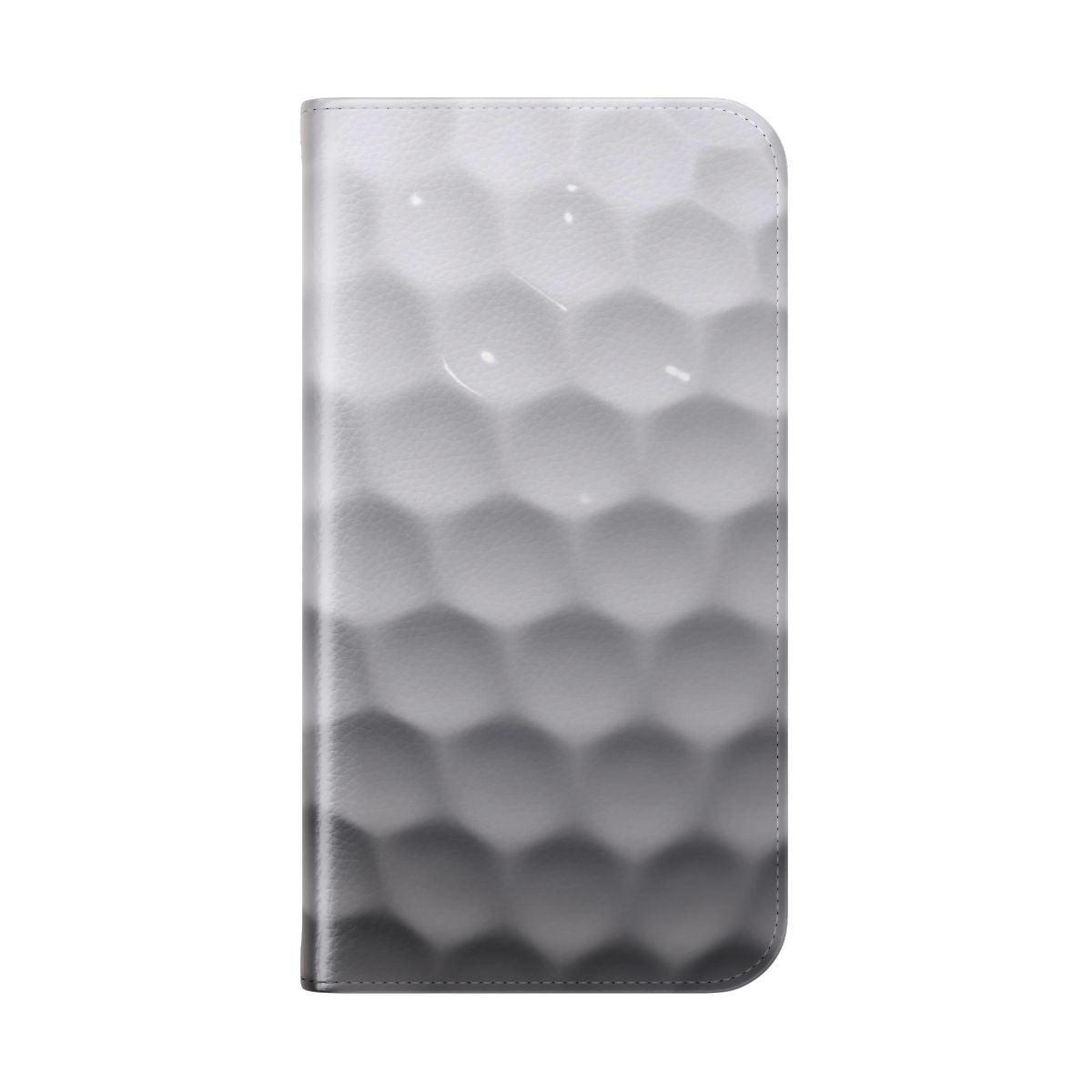 Premium Golf-Themed Phone Case Featuring Golfers and Golf Balls - Folded Back