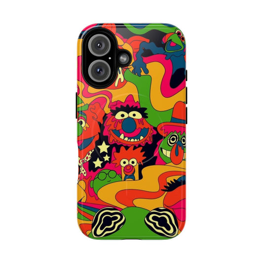 Psychedelic, groovy, retro 70s tough magnetic phone cases