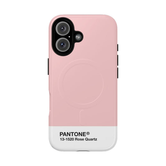 Pastel Millennial Pink Iridescent Magnetic Tough Phone Case