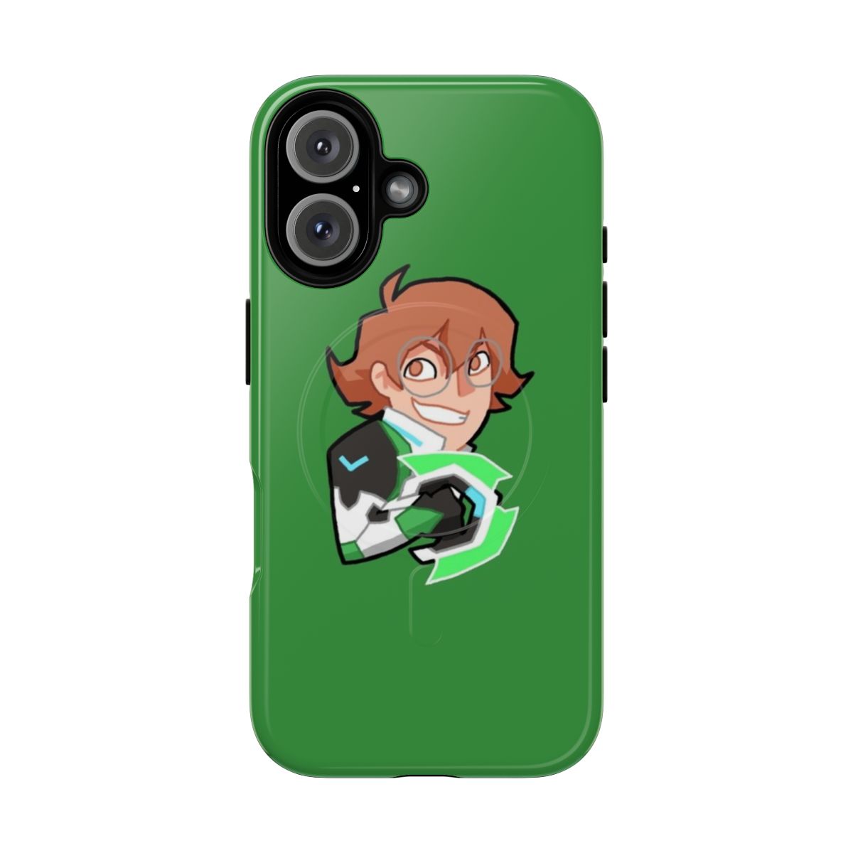 Pidge-inspired magnetic tough phone case with Voltron branding