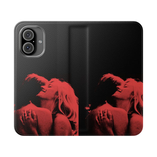 Flip cover phone case featuring the TV show "French Exit"