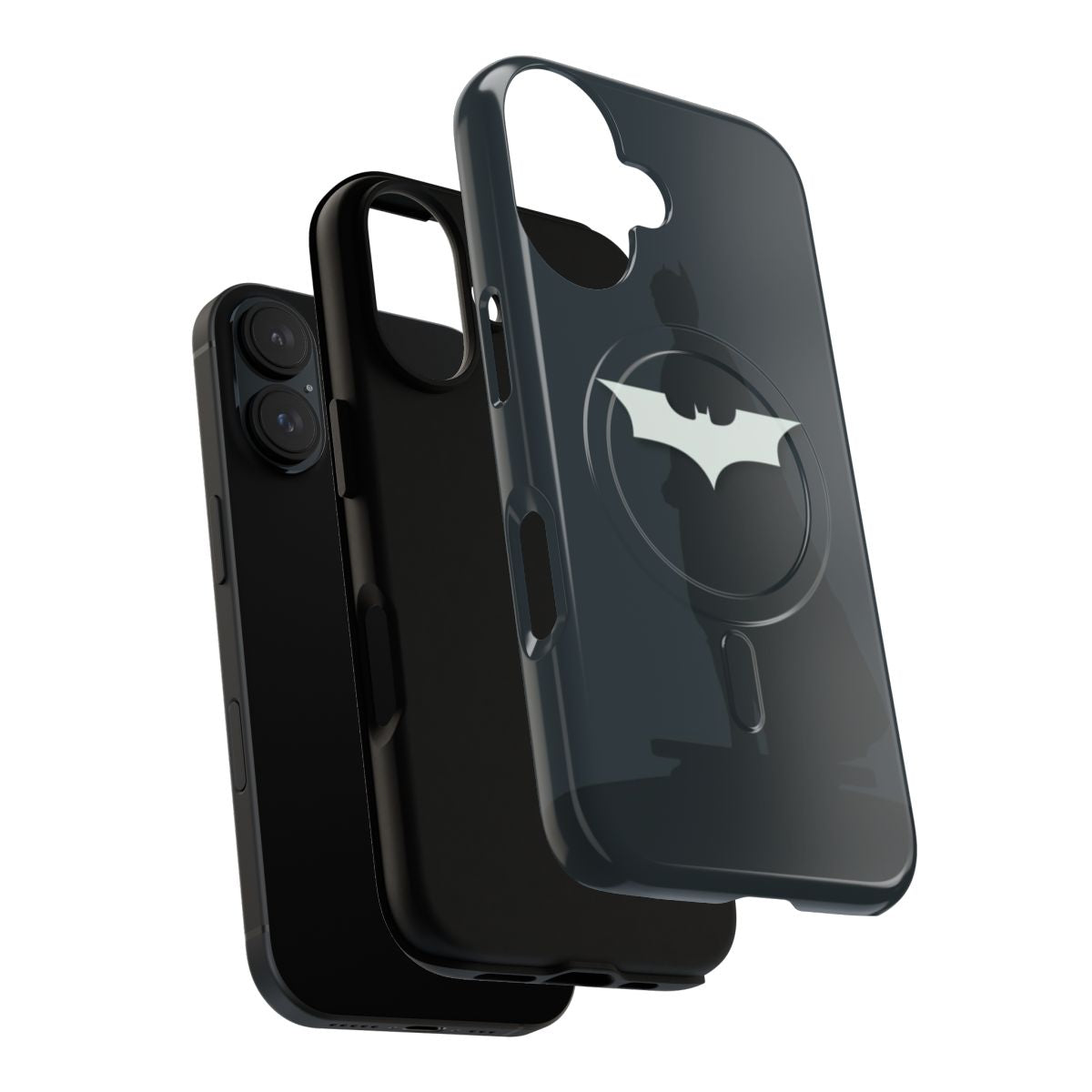 Superhero Comic Dark Rise Magnetic Tough Phone Cases - Layers