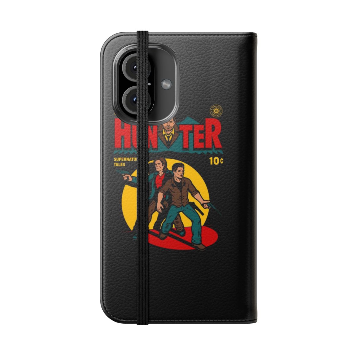 Supernatural-inspired comic book-style phone case cover - Folded Front