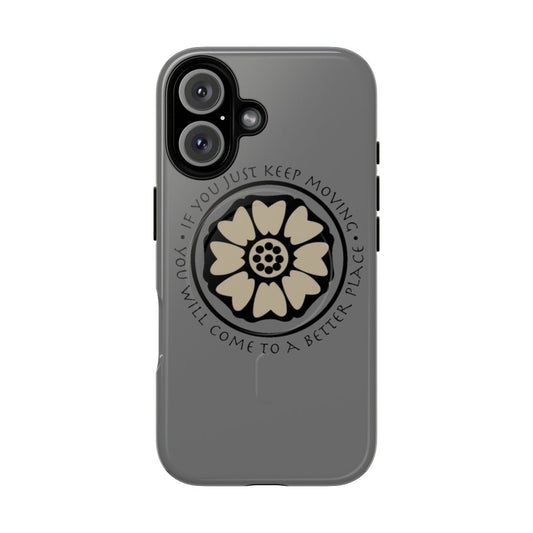 White Lotus Tile design on a durable, magnetic phone case inspired by Avatar: The Last Airbender