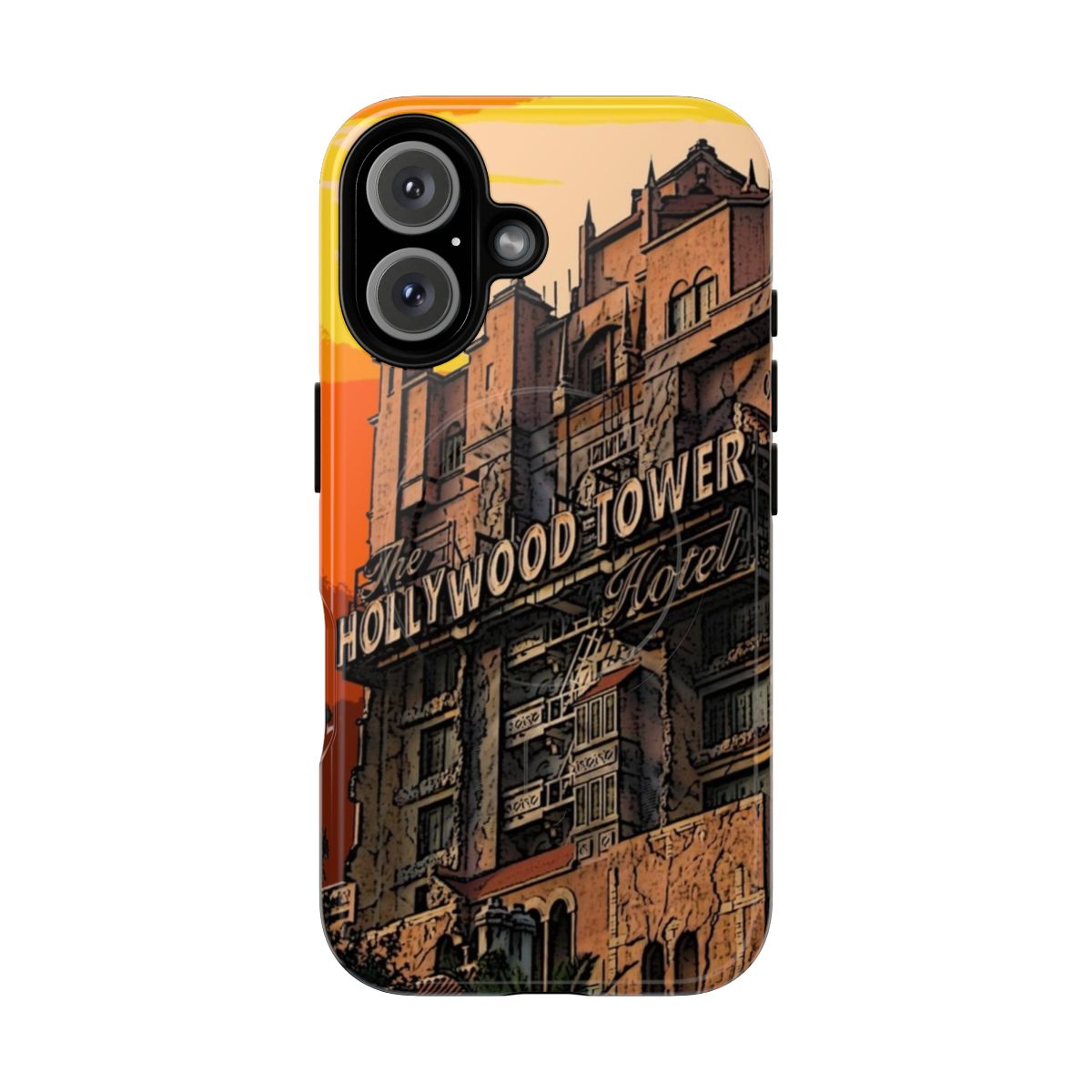 Vintage Hollywood-themed magnetic tough phone case