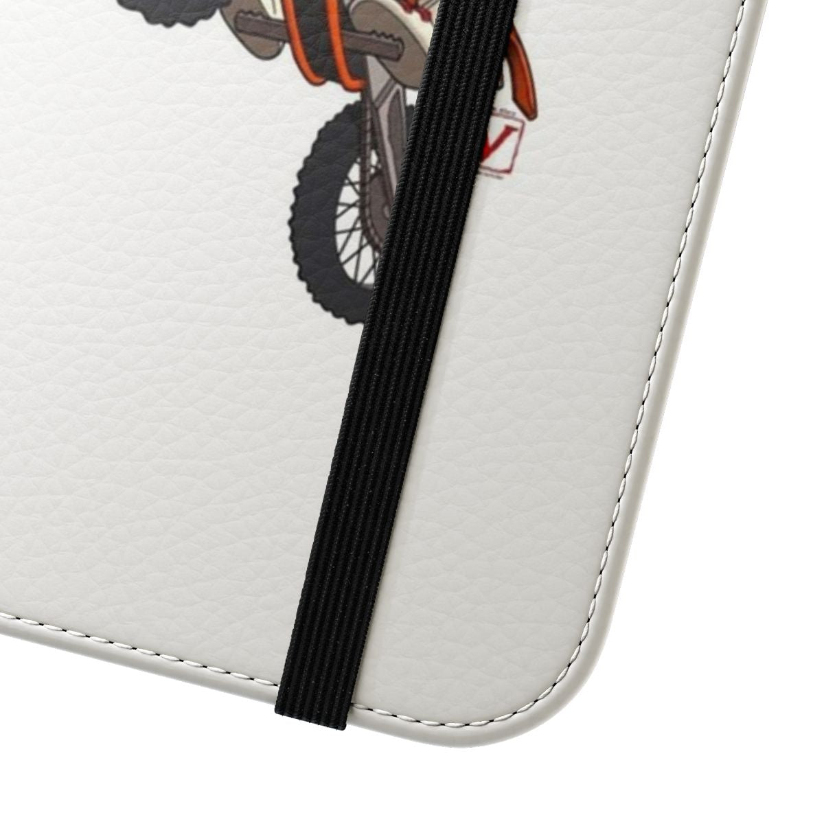 Wheeling motorcycle stunt flip cover phone case - Close Up