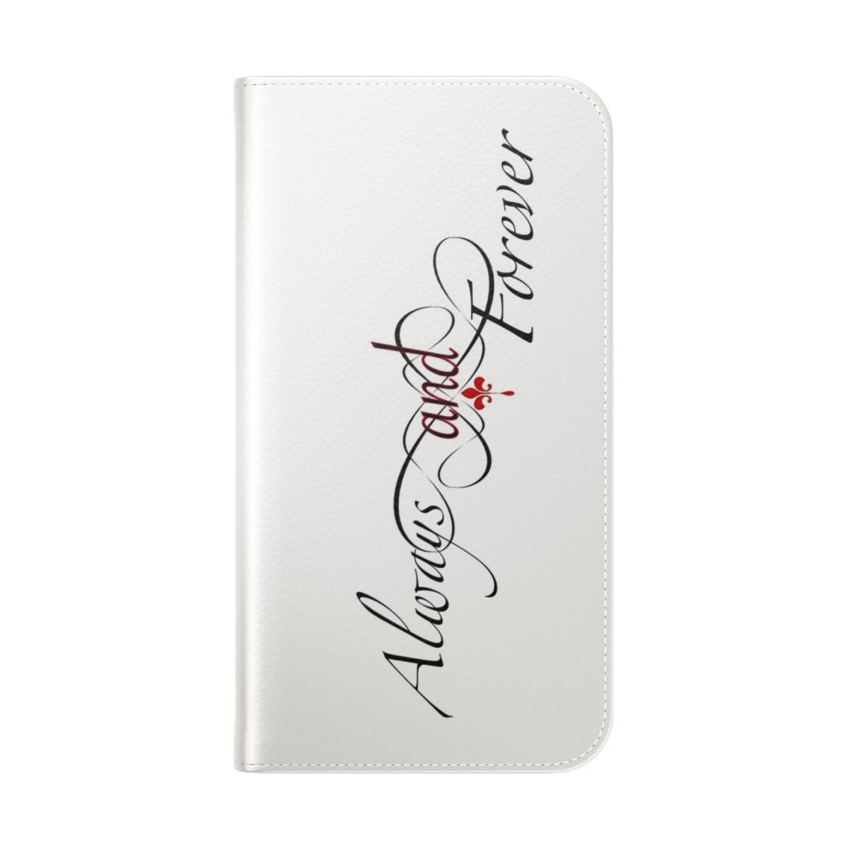 The Originals-Inspired Flip Cover Phone Case with Characters Klaus, Rebekah, Elijah, and Kol - Folded Back