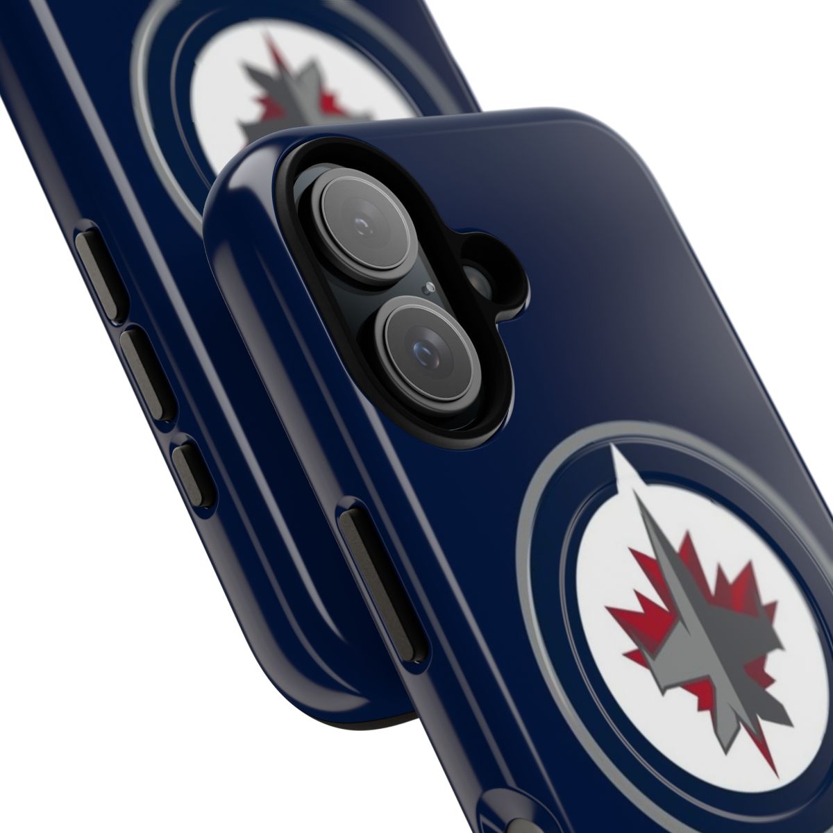 Magnetic Tough Phone Case with Jets Hockey Team Logo - Detail