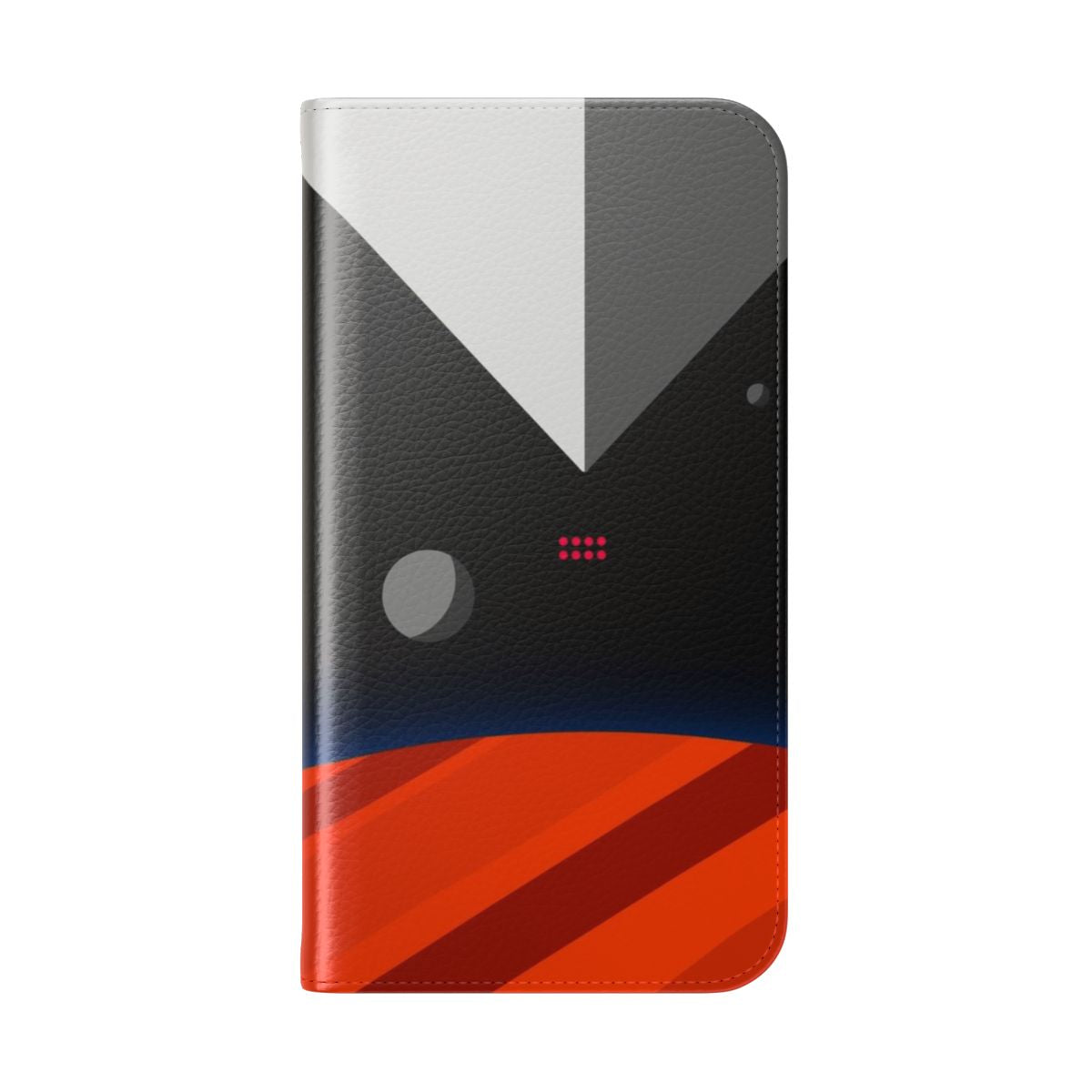 Minimalist star wars inspired flip cover phone case - Folded Back