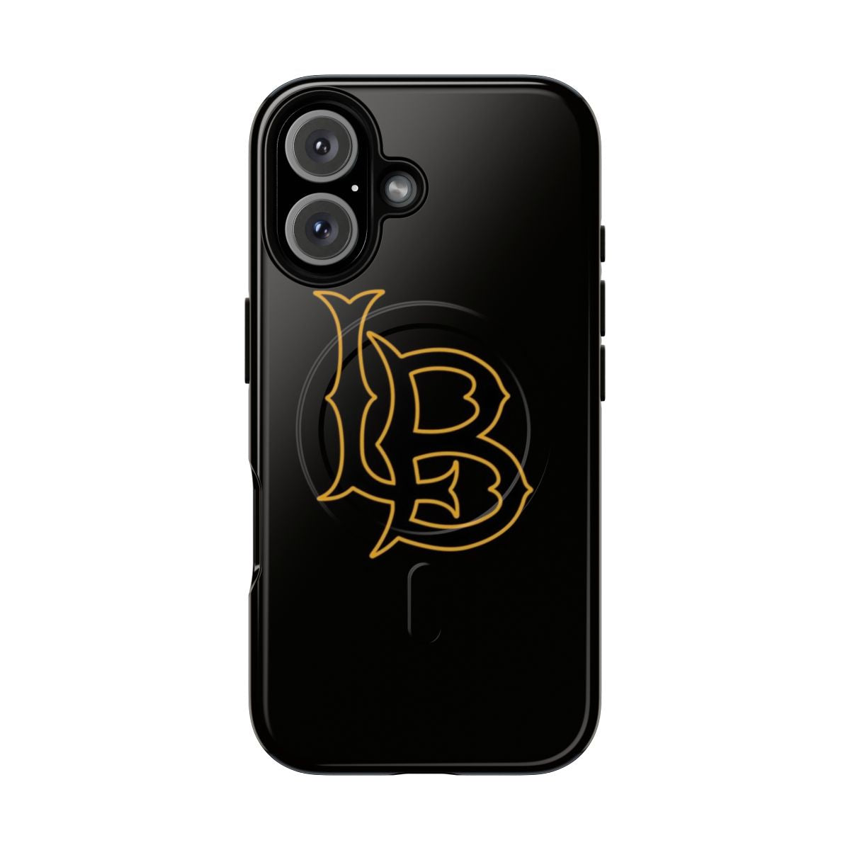 Beach-inspired magnetic tough phone cases featuring designs for various college sports teams