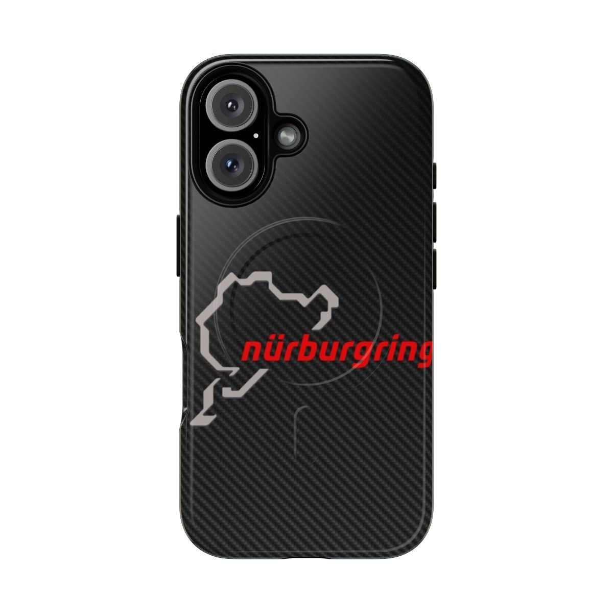 Nürburgring Nordschleife-inspired carbon magnetic tough phone case