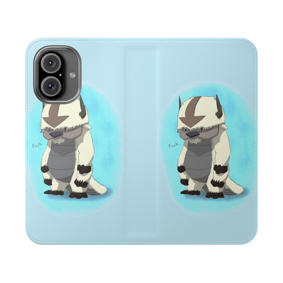 Appa, the sky bison from Avatar: The Last Airbender, featured on a stylish flip cover phone case