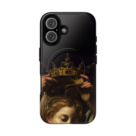 Dark academia-inspired phone case with baroque and renaissance design elements