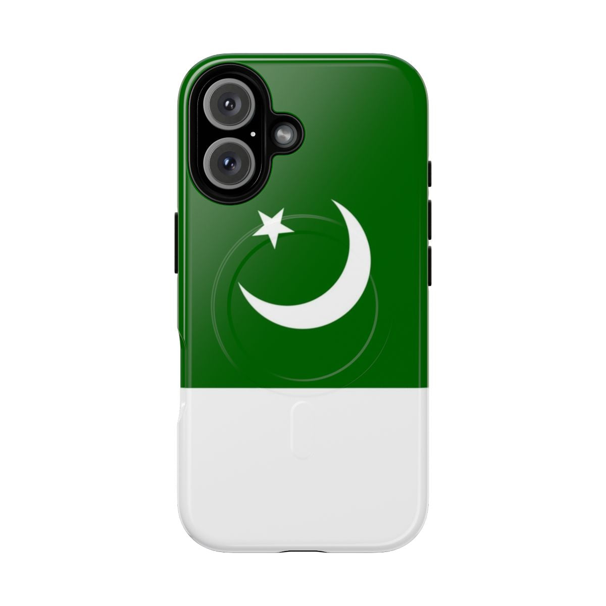 Stylish phone case featuring the flag of Pakistan for proud Pakistani citizens