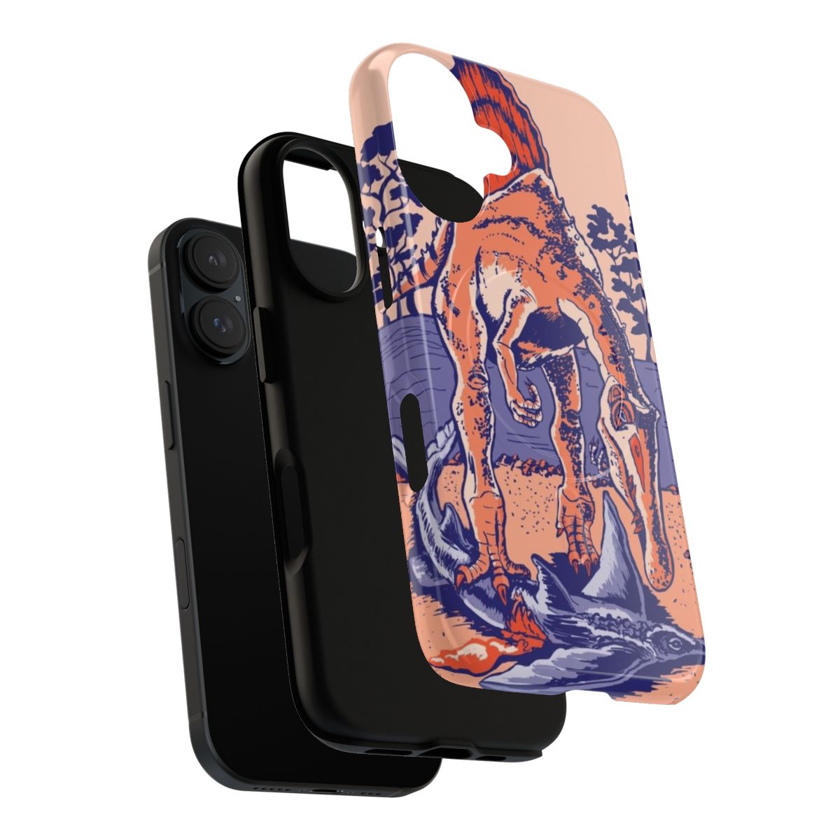 Spinosaurus the Hunter Magnetic Tough Phone Case - Layers