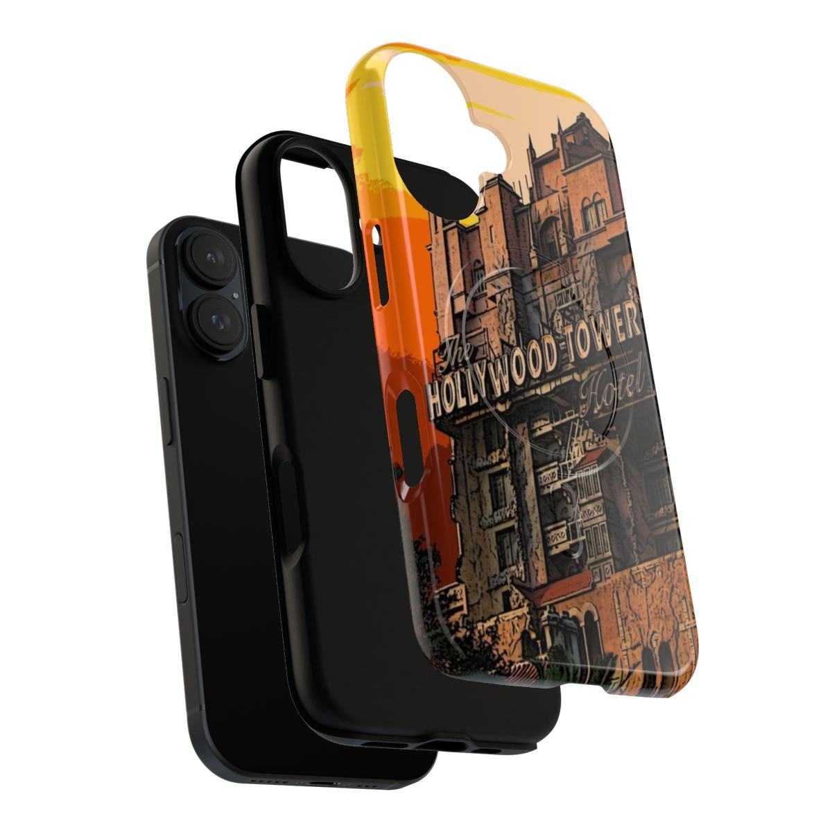 Vintage Hollywood-themed magnetic tough phone case - Layers