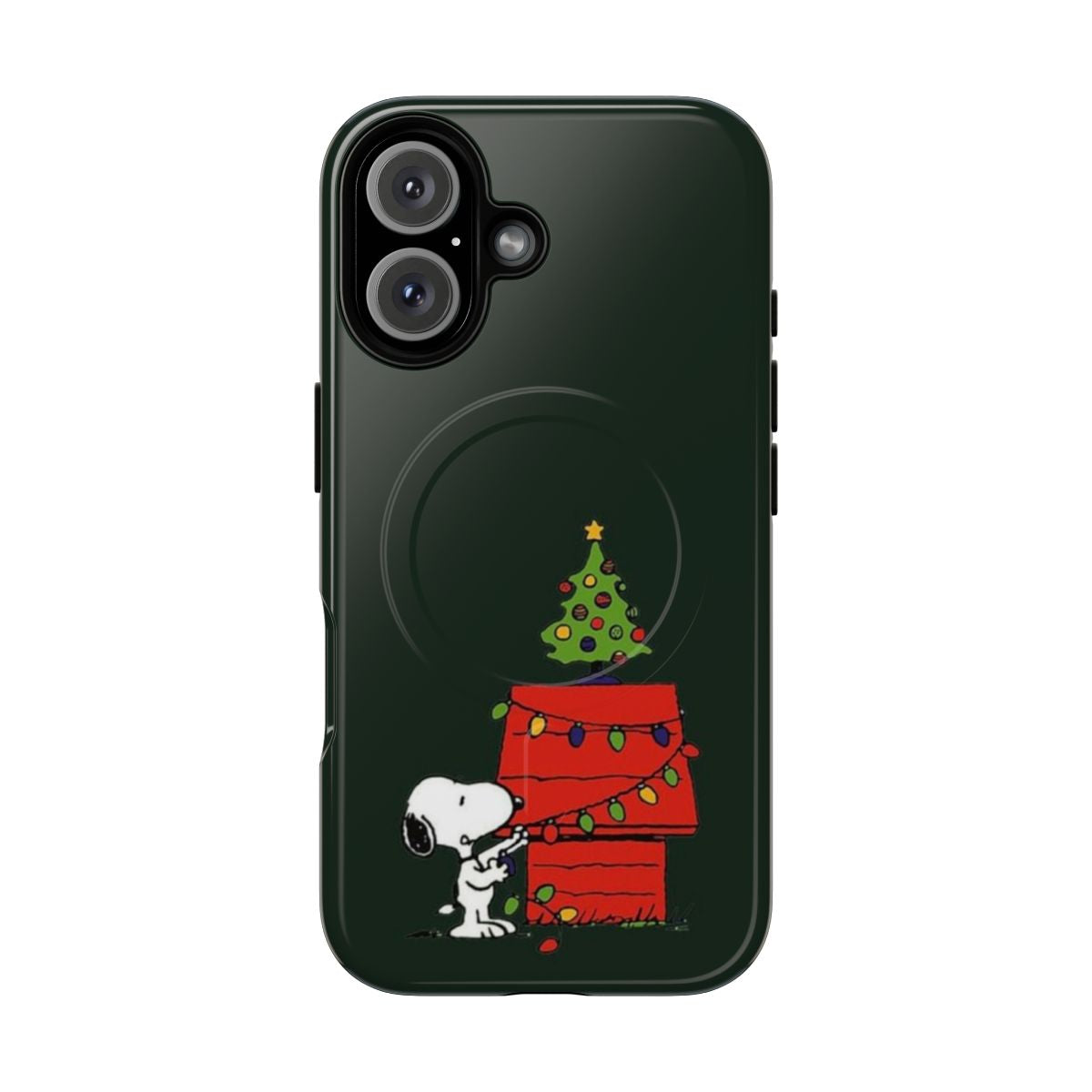 Christmas-themed tough magnetic phone case