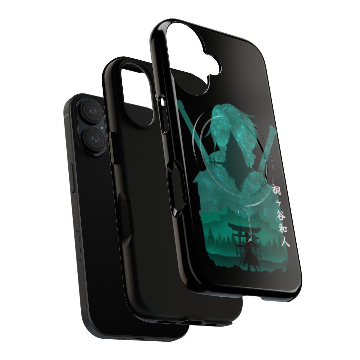 Anime-inspired magnetic phone case featuring Kirito's sword from Sword Art Online - Layers