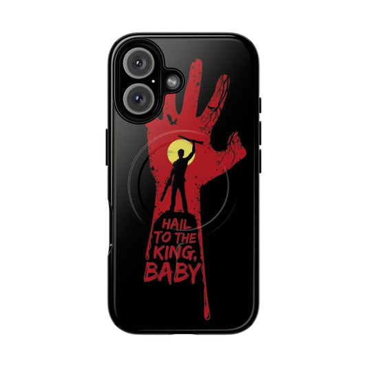 Magnetic tough phone case featuring Ash Williams from the Evil Dead/Army of Darkness franchise