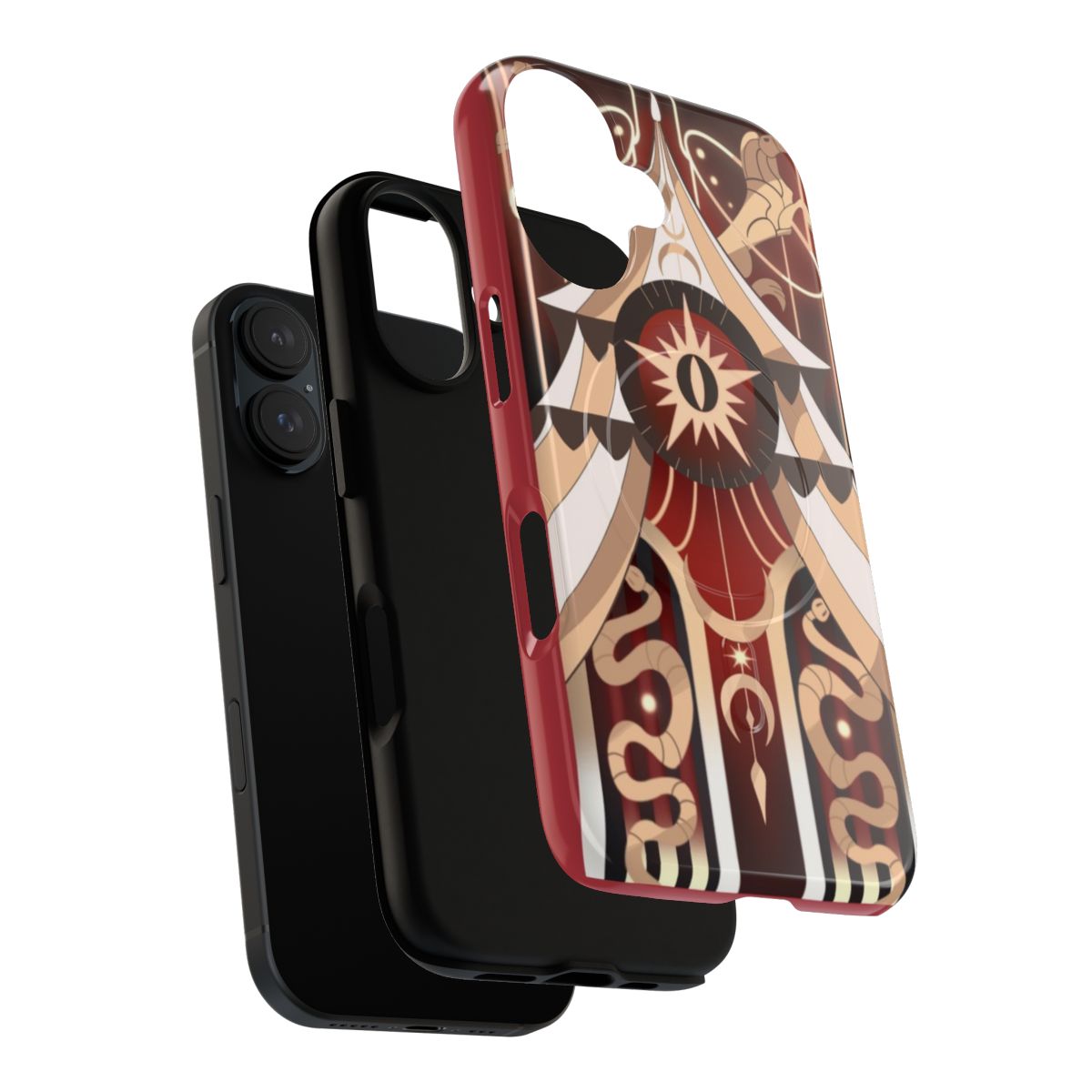 Magnetic phone case with Hazbin Hotel's Lucifer Morningstar graphic - Layers