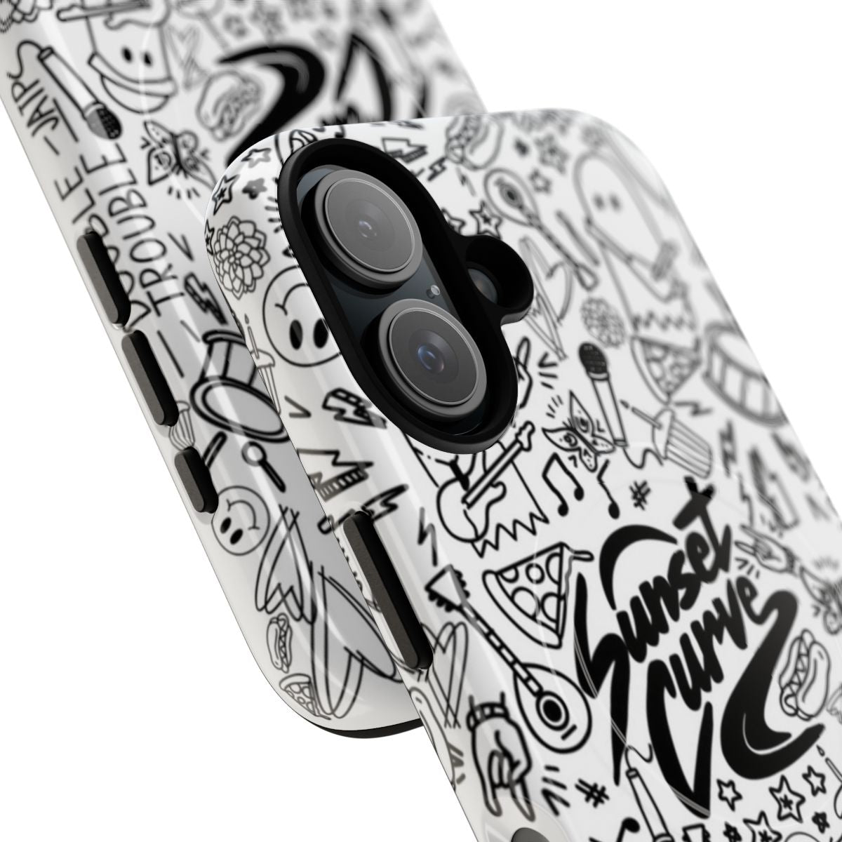 Julie and the Phantoms-inspired magnetic tough phone case - Detail