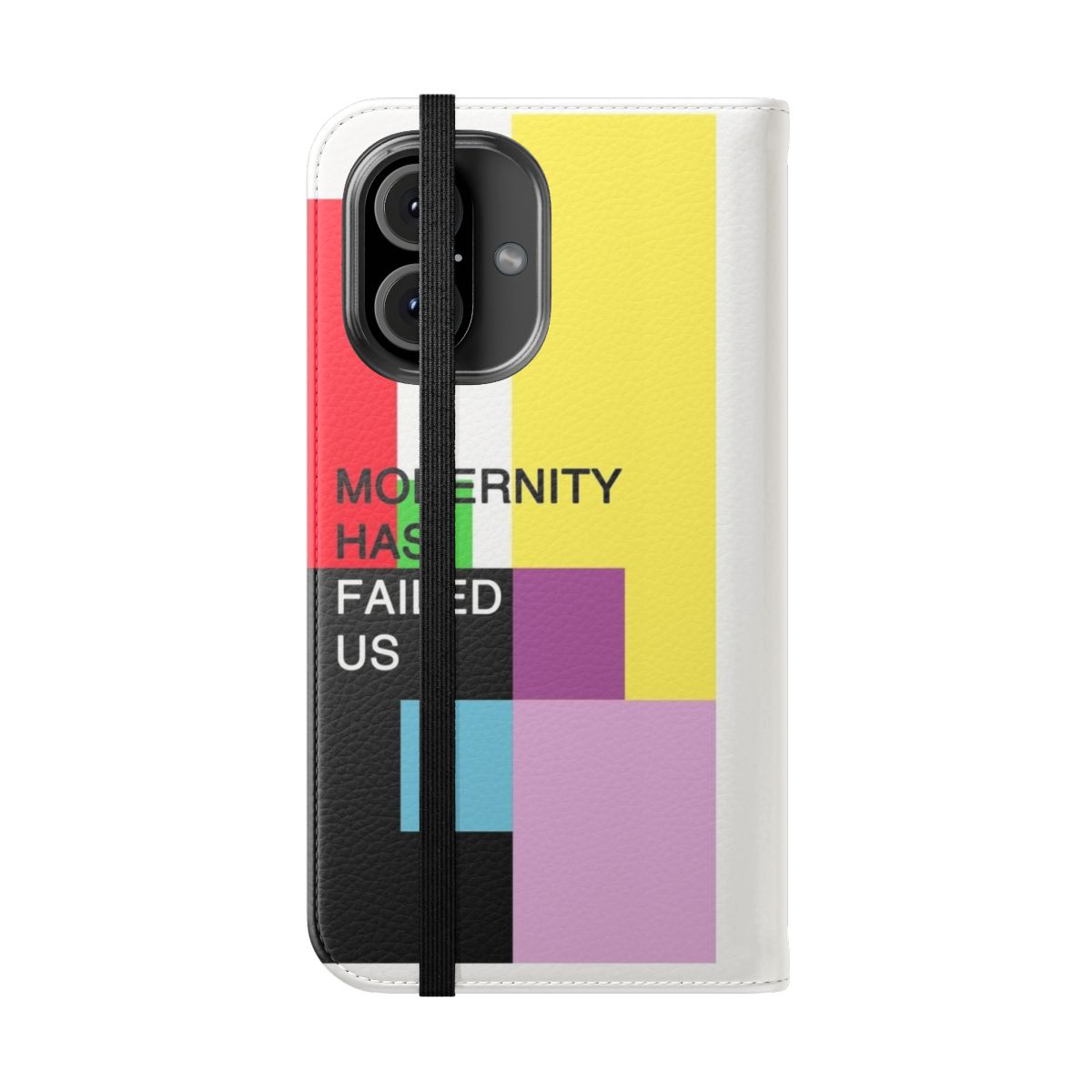 The 1975 Modernity Has Failed Us Lyrics Phone Case - Folded Front