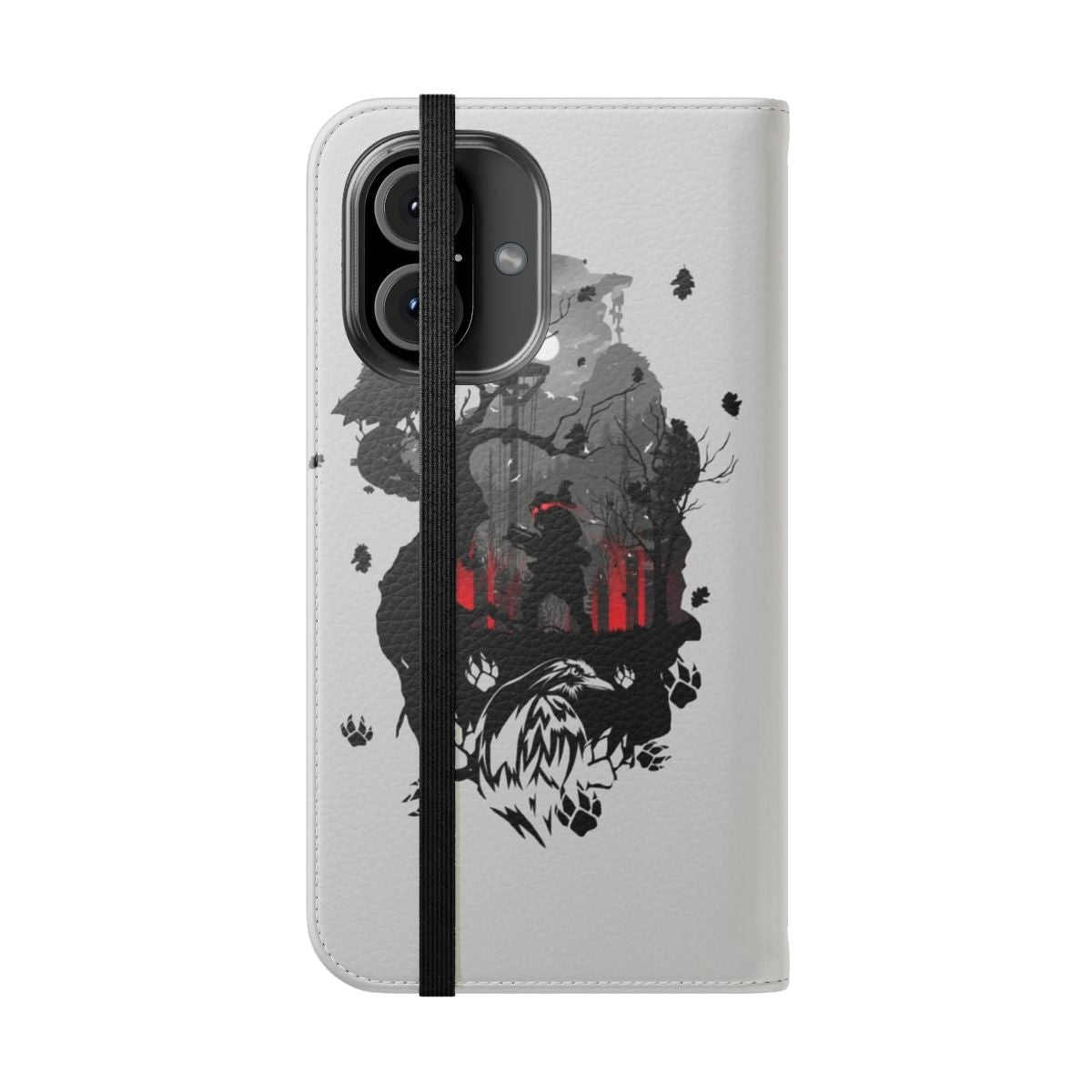 Apex Legends Bloodhound Flip Cover Phone Case - Folded Front