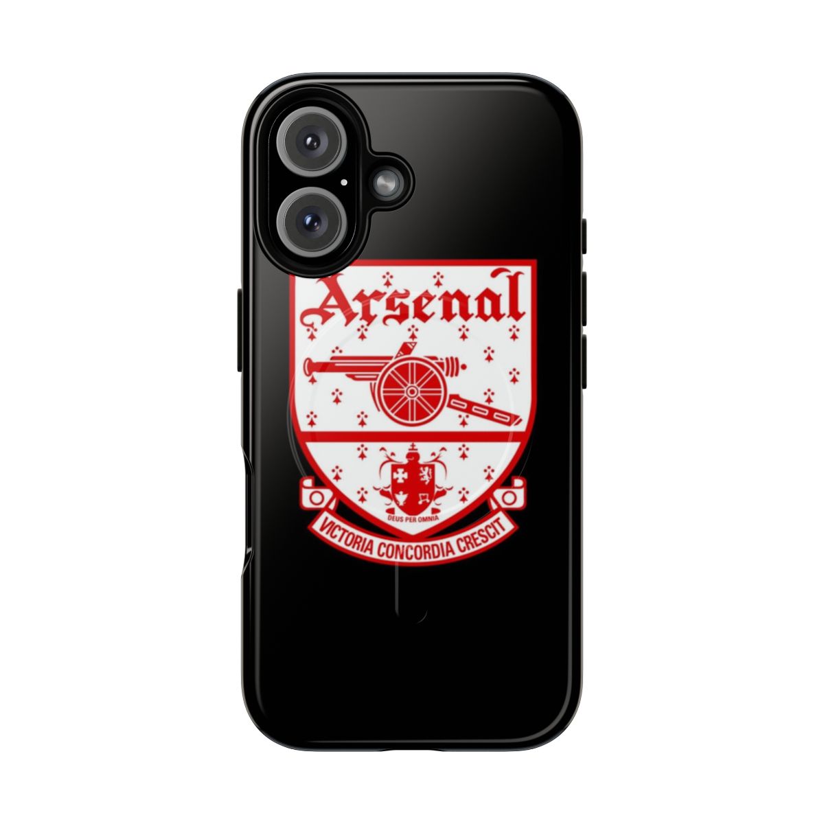 Magnetic tough phone cases for Arsenal football club fans