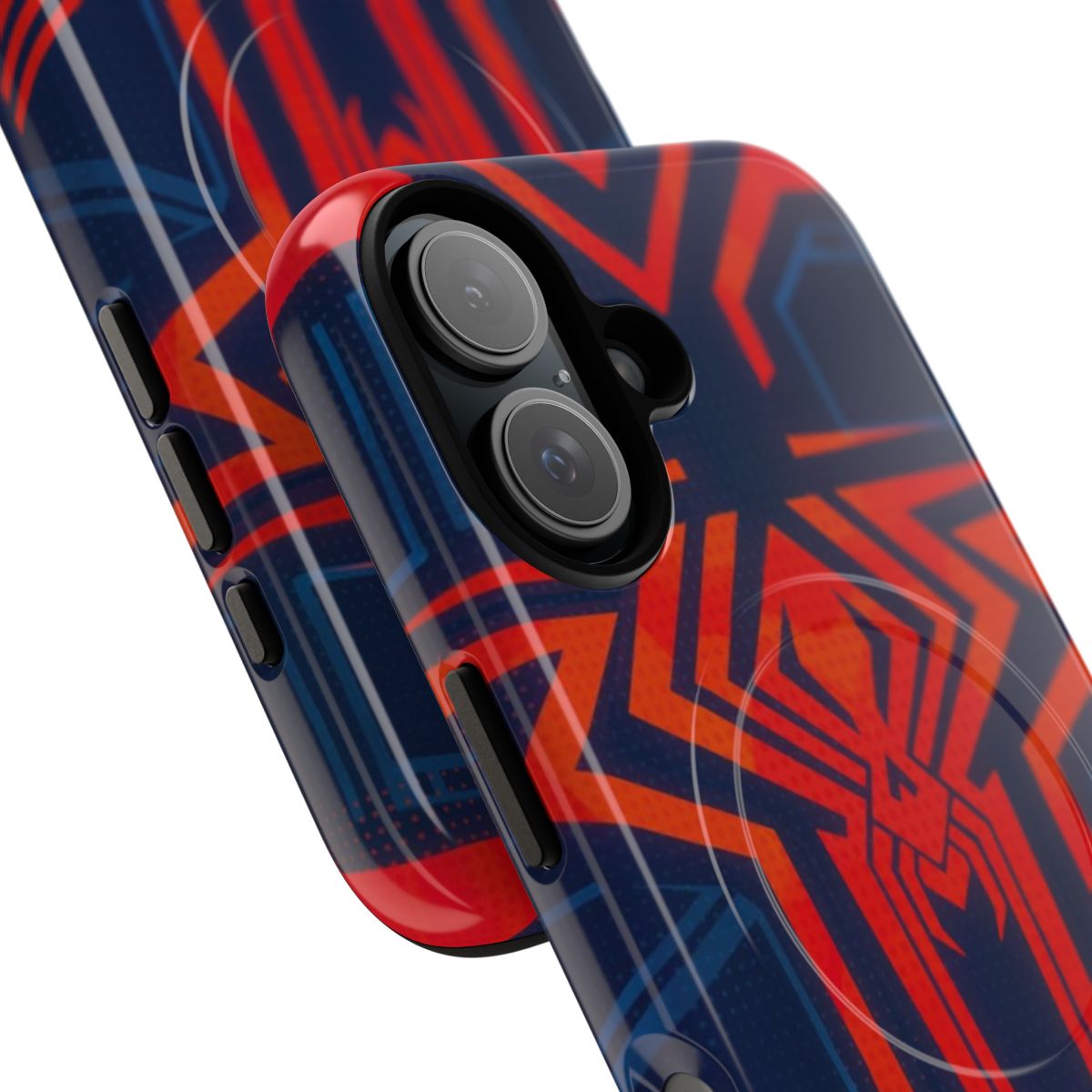 Spiderman 2099 inspired magnetic tough phone case - Detail