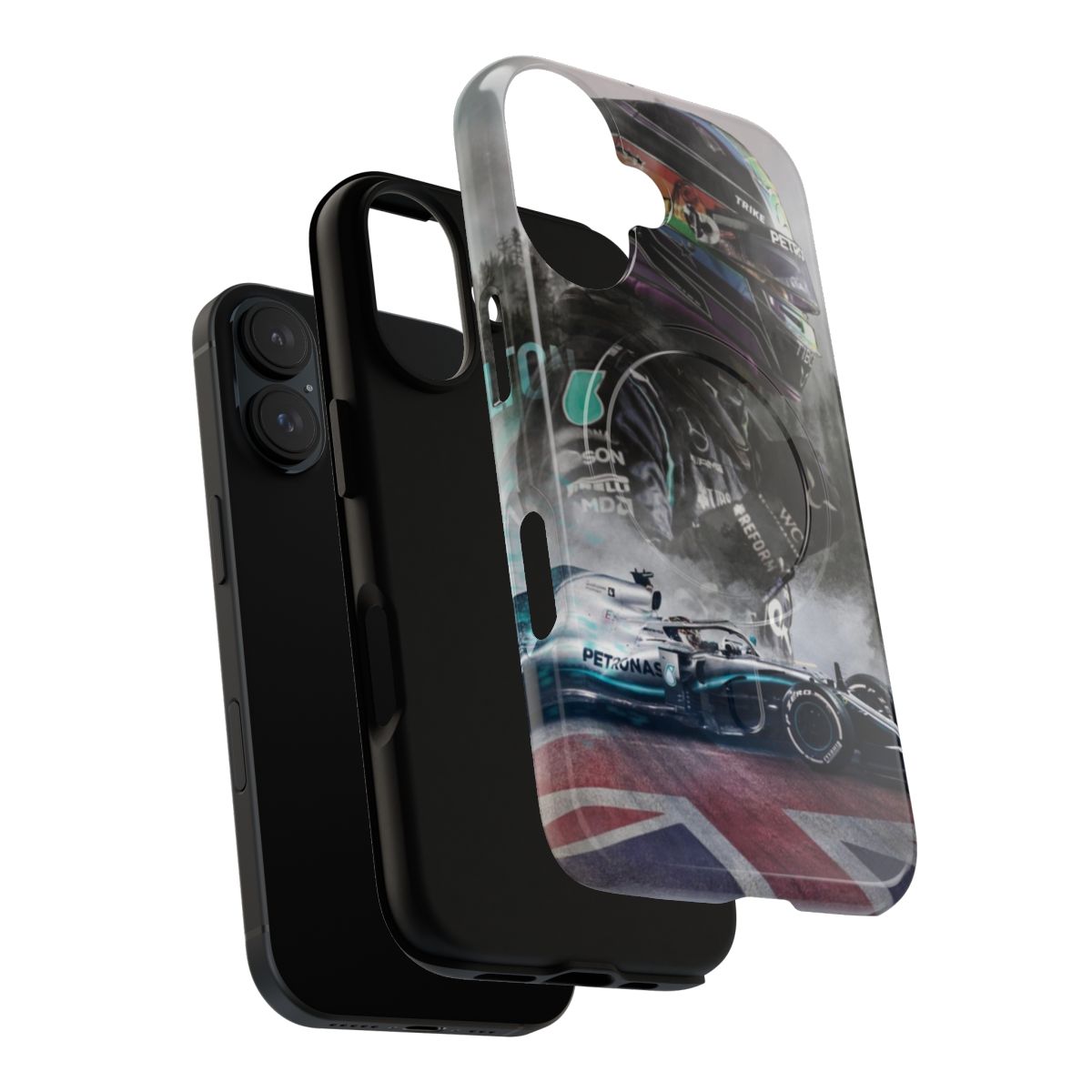 Lewis Hamilton Themed Magnetic Phone Case - Layers