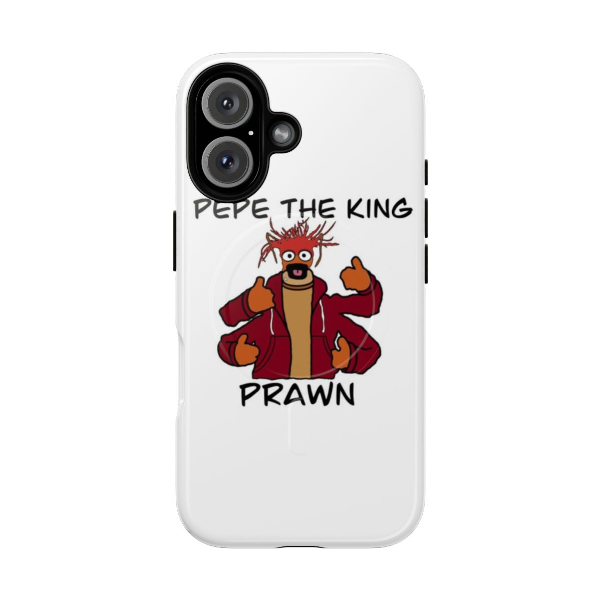 Pepe the King Prawn from The Muppets on a tough, magnetic phone case