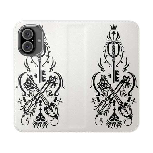 Kingdom Hearts-themed flip cover phone case