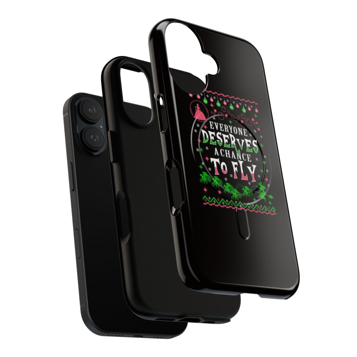 Theatrical phone case featuring a magnetic closure and sturdy design for Broadway and musical enthusiasts. - Layers