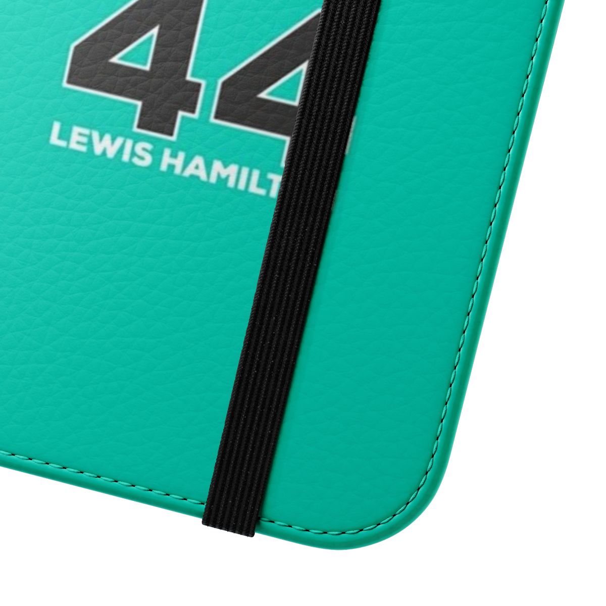 Lewis Hamilton Inspired Phone Case with Sleek Flip Cover Design - Close Up