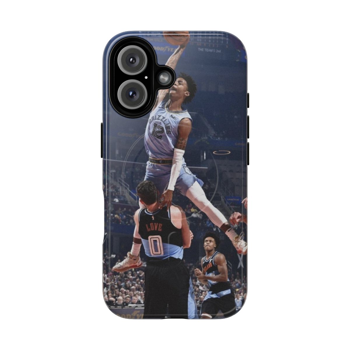 Vertical Leap Basketball Phone Case featuring Memphis Grizzlies NBA Superstar Ja Morant