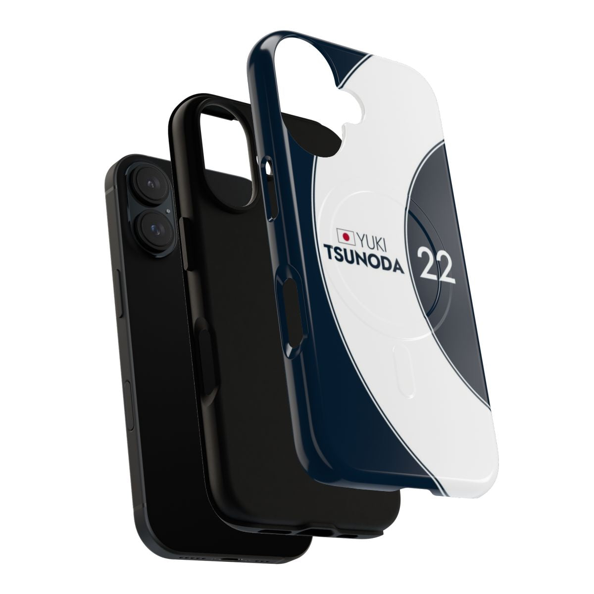 Durable phone case featuring the #22 Yuki Tsunoda design for Formula 1 fans - Layers