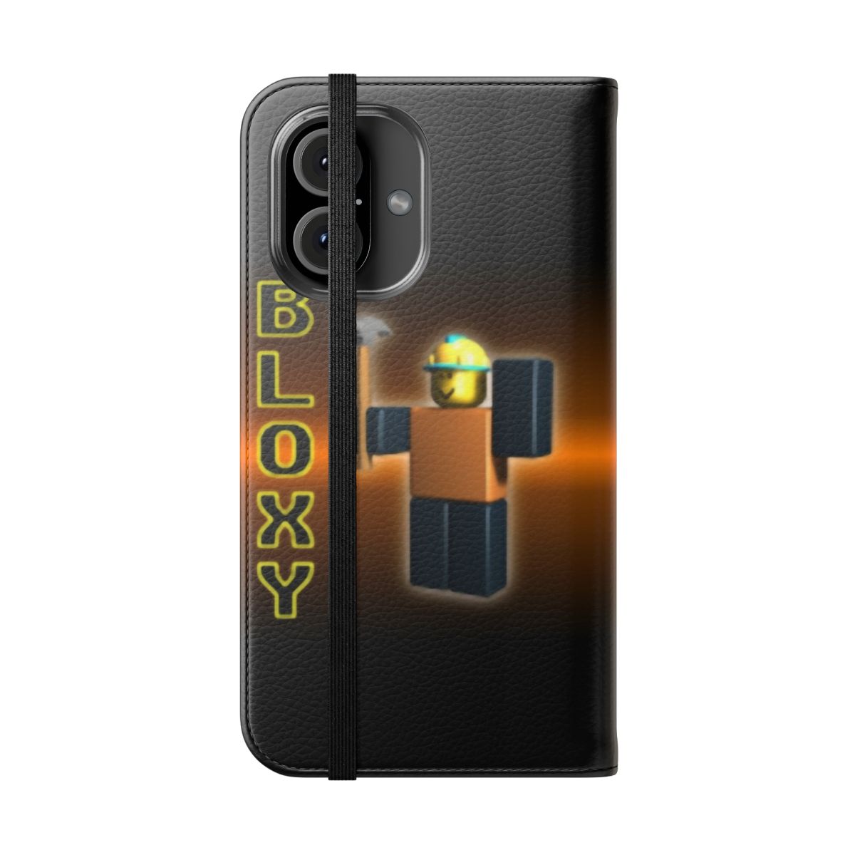 Roblox Bloxy Cola Themed Mobile Phone Flip Case - Folded Front