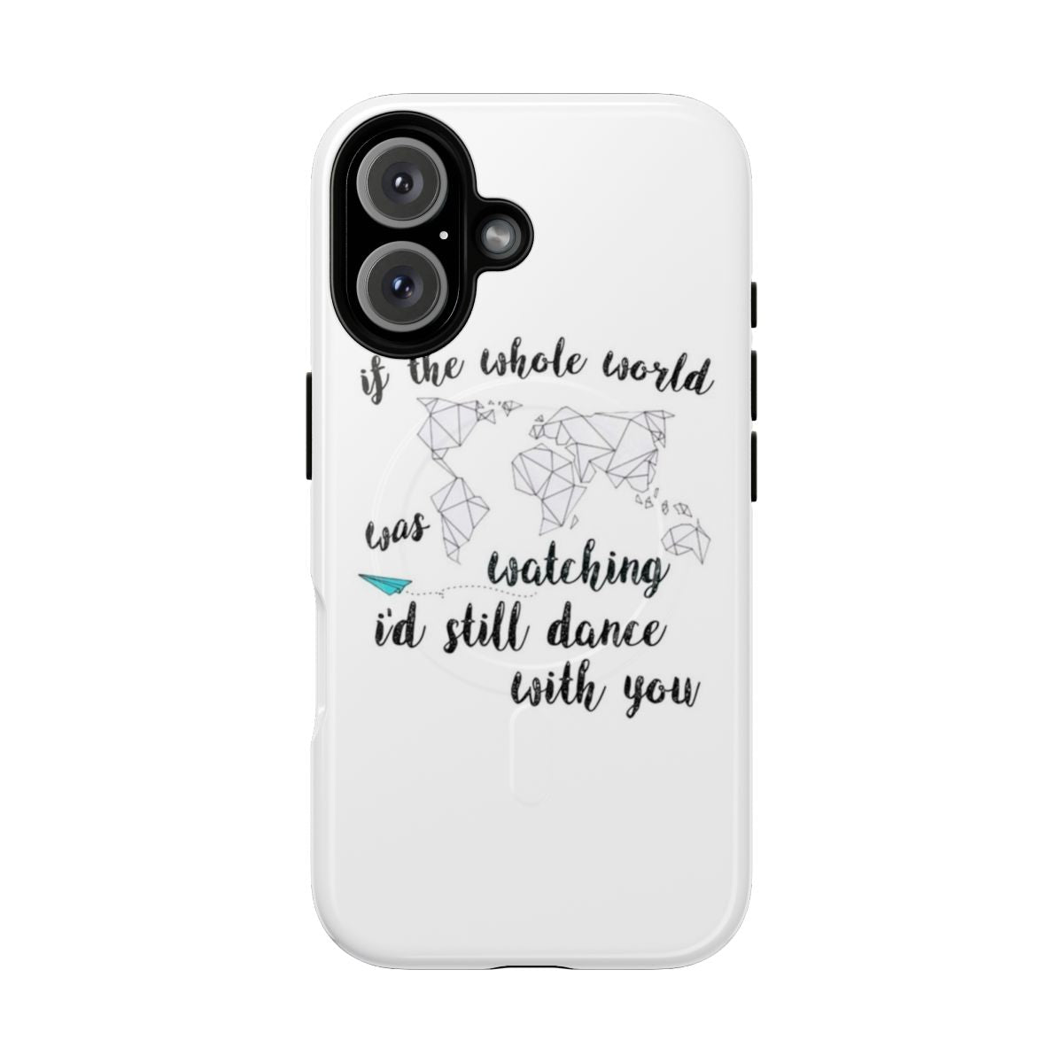 One Direction inspired magnetic tough phone case featuring Niall Horan lyrics