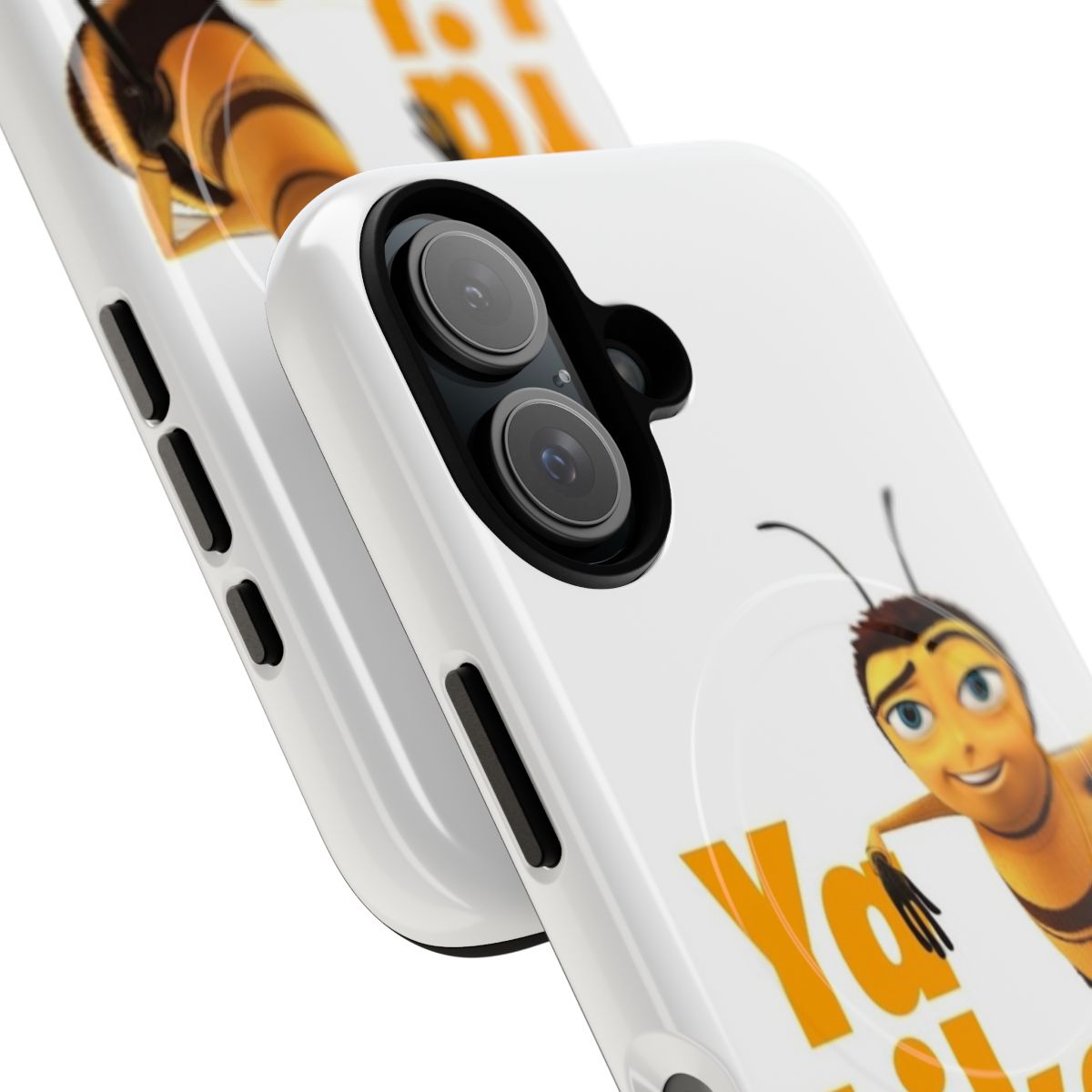 Magnetic tough phone case with Bee Movie inspired design - Detail