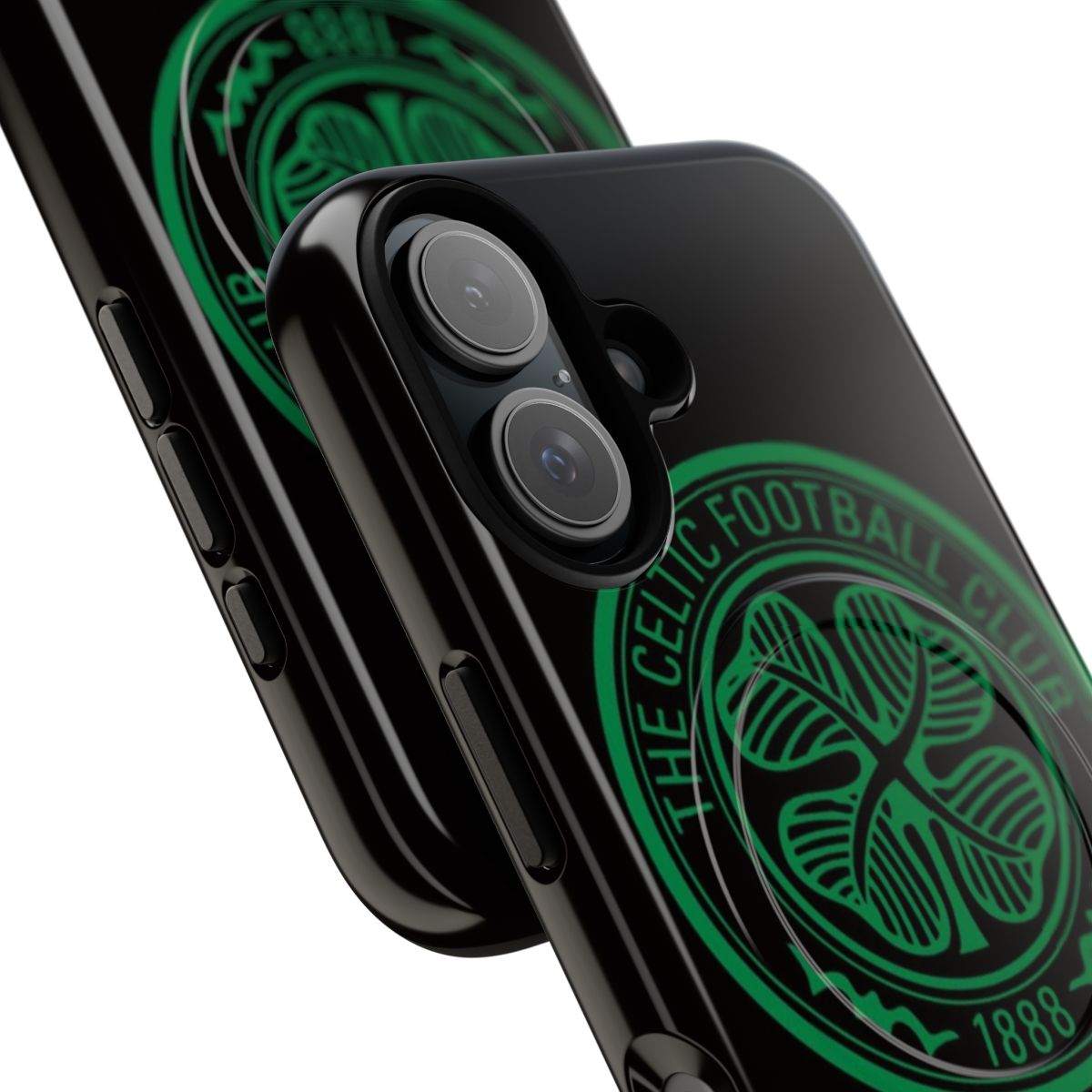 Celtic-patterned magnetic tough phone case - Detail