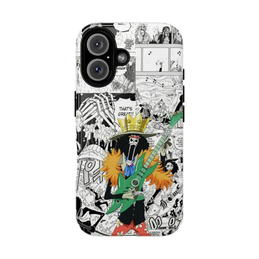 One Piece inspired magnetic tough phone case featuring popular characters