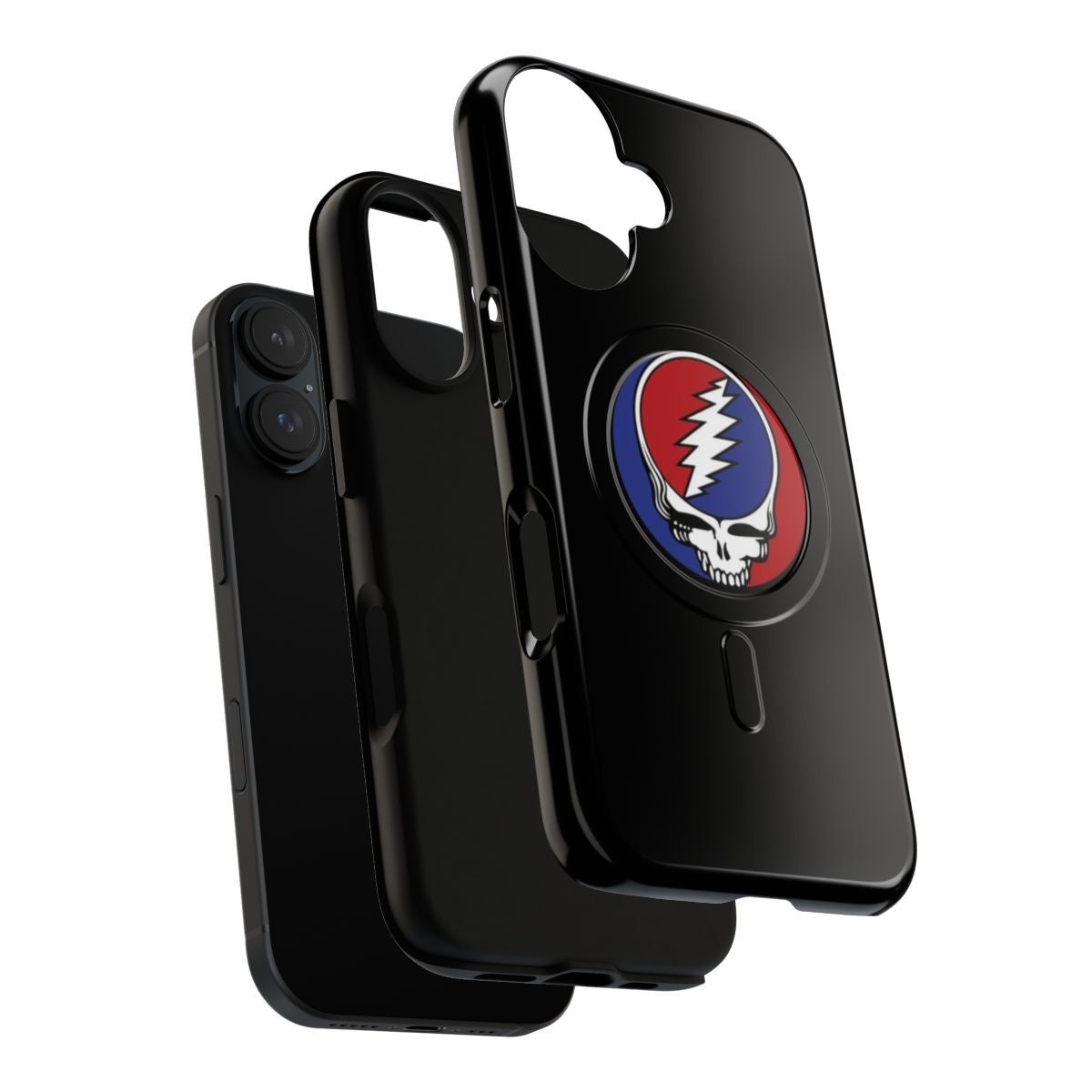 Magnetic Tough Phone Case featuring classic rock band designs - Layers